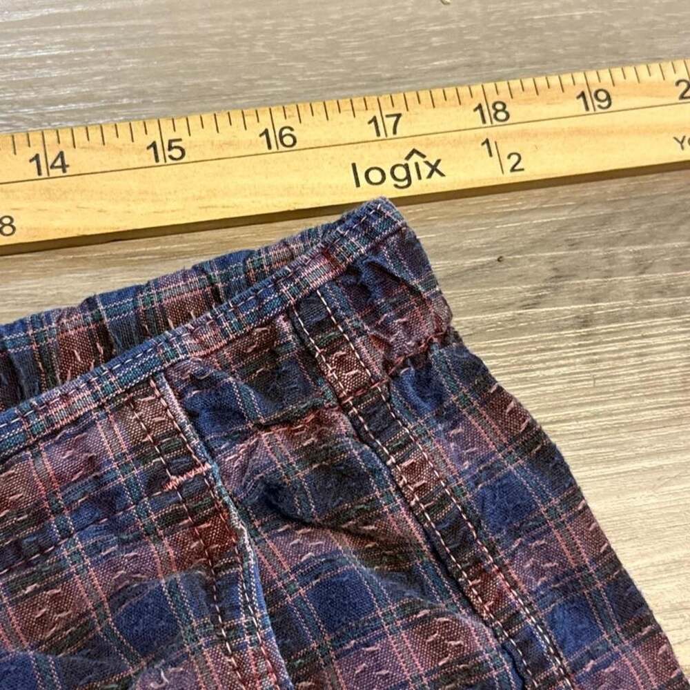 Vintage Gramicci Plaid 100% Cotton Hiking Shorts Women's Large - Picture 6 of 8